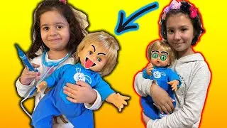 CİCCİOBELLO ÇOK HASTA OLDU ATEŞİ ÇIKTI (Cicciobello Videoları)
