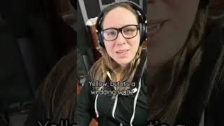 Yellow, but it’s a wedding waltz