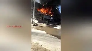 Учкекен горит универмаг