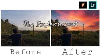 sky replacement using android phone // sky replacement using lightroom and pixaloop
