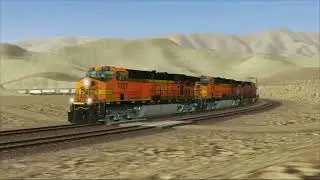 Trainz 2019 BNSF ES44DC H2 through Cajon Pass