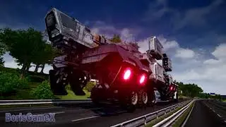 Futuristic Truck Spaceship Load and Bike - ETS\ATS MOD Concept