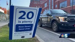 Burlington changes speed limit in downtown core