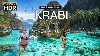🇹🇭 4K HDR | the world’s most beautiful island 2026 🔥 Phi Phi Island, in Krabi, Thailand!