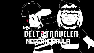 (deltatraveler fangame) Ness and paula boss fight {Genocide}