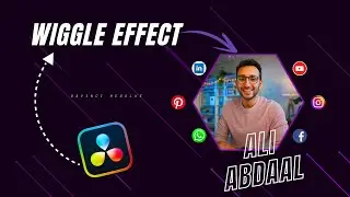 How to Create Wiggle Effect in DaVinci resolve like @aliabdaal
