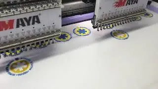 Трёхголовочная вышивальная машина Maya TCL-1503 | Лучшие вышивальные машина для бизнеса 🏆