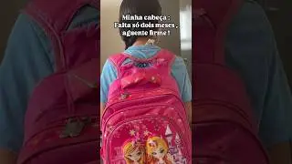 Oremos para que a mochila aguente !