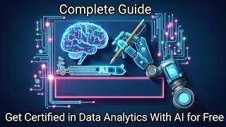 How to get certified in Data Analytics With AI for free || Complete Guide