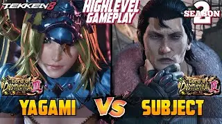 T8 – YAGAMI (Reina Mishima) vs SUBJECT (Dragunov) – Tekken 8 High Level Gameplay