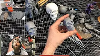 Wednesday Sculpting Hangout - Messing with Monster Clay