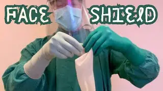 Faceshield and Biogel Latex Surgical Gloves