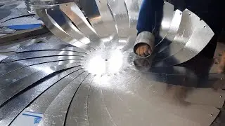 🌪️ 600 mm Wind-Powered Air Blower Deflector – No Electricity Needed! 💡