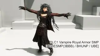 【Skyrim SE】DLC1 Vampire Royal Armor SMP [CBBESMP(3BBB) / BHUNP] 0-1