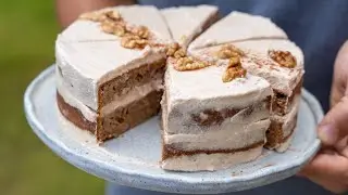 Carotte cake à la crème de marrons sans sucre ajouté est un délice d’automne