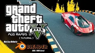 GTA 6 MOD RAMPS (Blender Tutorial) #tutorial  #trending