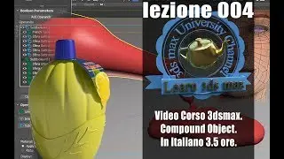 Corso 3ds max Modellazione Compound Object Promo
