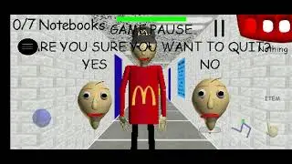 Baldi works at McDonalds Mod menu [Especial 600 Suscriptores]
