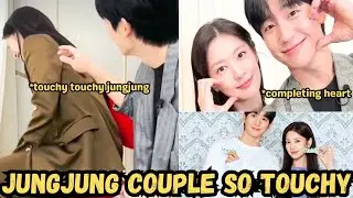 Haein is so so touchy touchy towards Somin, Jungjung couple did the girlfriend challenge