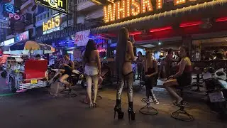 Pattaya Soi Chaiyapoon Nightlife, Thailand - 4K 30FPS