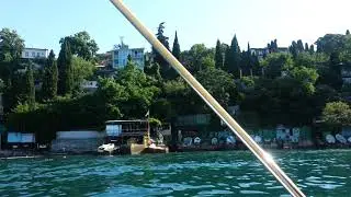 Катаемся на катамаране. Гурзуф 2019.