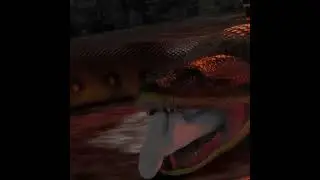 a snake ate a man