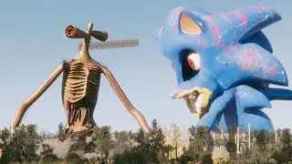 Shin Sonic tapes vs siren head in real life