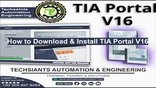 How to download and install TIA  V16 | PLC HMI SCADA TRAINING | Techsaints Automation Engineering