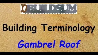 Building Terminology - Gambrel roof