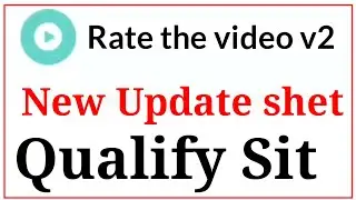 Rate the video v2 qualify sheet | rate the video v2 uhrs qualification | Rate the video v2 qualify