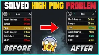 HOW TO SOLVED HIGH PING PROBLEM IN PUBG MOBILE !!