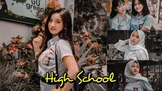 Tutorial Lightroom Filter Anak Sekolah / High School || Free Preset Download