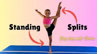 🌟 Learn a Standing Split FAST! 3 Simple Steps for Young Gymnasts 🤸‍♂️✨