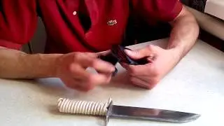 Самодельный нож из пилы