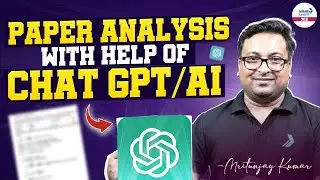 Paper Analysis With Help of Chat GPT/AI || JEE 2026 Preparation || LIVE || 