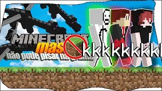 minecraft mas a gente não pode pisar na grama