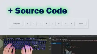 ASMR Programming - CSS3 Neumorphism Pagination Design - No Talking