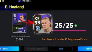 How to Train ERLING HAALAND in PERFECT WAY eFootball 2024 Mobile | Training Guide & Tutorial