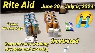 Rite Aid? More like FRUSTR-Aid! - Couponing Haul - June 30 - July 6, 2024 - @patel7ravi7