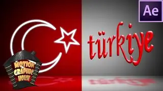 Türkiye - Ay Yıldız Hareketli Yazı | AFTER EFFECTS