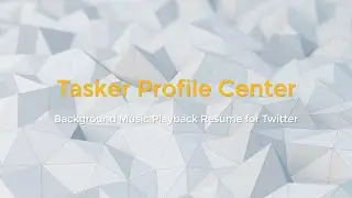 [TASKER] [PROJECT] Background Music Playback Resume for Twitter - Preview