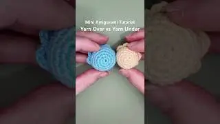 Do you prefer x or v shaped stitches for your amigurumi? #crochet #crochettutorial #amigurumi