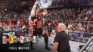 FULL MATCH: Bam Bam Bigelow vs. Hak vs. Raven – Falls Count Anywhere Match: WCW Uncensored 1999