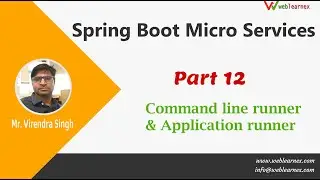 Spring Boot Command Line Runner & Applicationrunner | Part 12