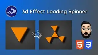 Loading Page Animation | Customized Dev | Create a 3d Effect Loading Spinner using HTML & CSS