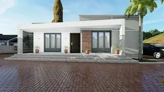 House Design 54x58  I 2 BHK I Modern Design I 16x17 Meters