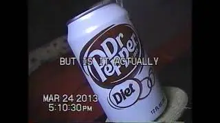 Dramatic Diet Dr. Pepper Ad on VHS (3/24/13)