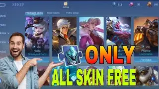 HOW TO GET FREE SKINS IN MOBILE LEGENDS || FRAGMENT SHOP || #skin #mobilelegends #mlbbakram #free ||