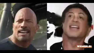Dwayne Johnson Feat Sylvester Stallone ★ Wombo.ai