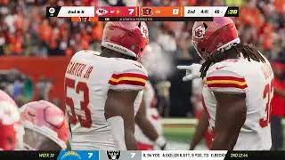 Madden NFL 23 Kansas City Chiefs vs Cincinnati Bengals Match 12